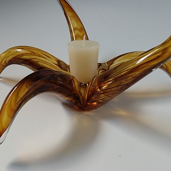 WATERFORD EVOLUTION Blown Glass SERIES CRYSTAL STARFISH Hand-made Stamped Neiman - Picture 7 of 7